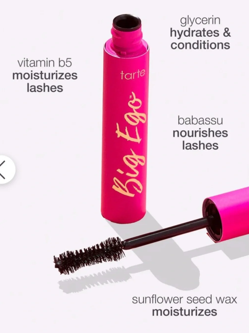 Tarte travel-size big ego™ vegan mascara